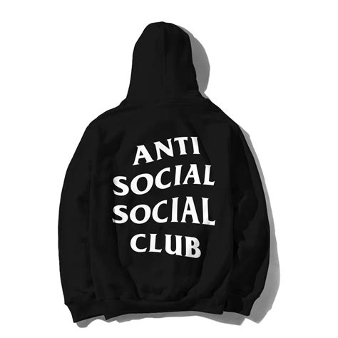 anti social club hoodie